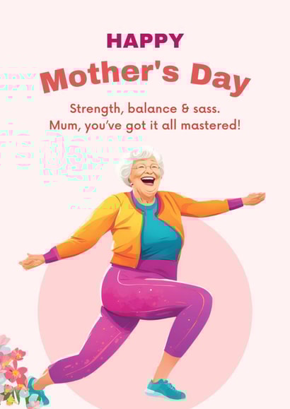 Mother's Day card for seniors created by Move it or Lose it 