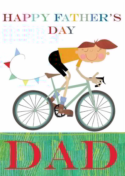 Cute Father's Day Card - Cycling created by Kali Stileman