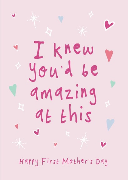 Pretty Mother's Day Card - Amazing - First Mother's Day created by Bow & Bell