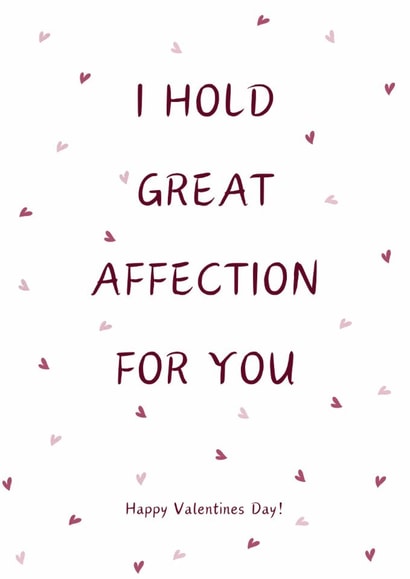 Great Affection Valentine's Day Card created by Smith & Wild