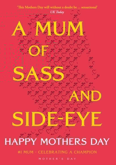Funny Mother's Day Card - ACOTAR - Sass And Side Eye created by Cards from Designers