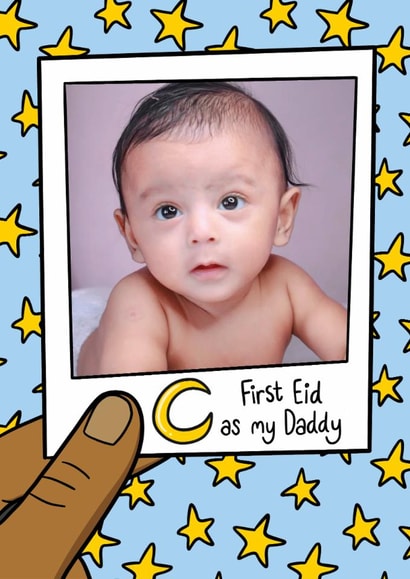 Cute Eid Card - For Daddy - First Eid created by TeePee Creations