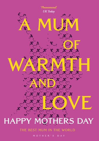 Fun Mother's day Card - ACOTAR - A Mum Of Warmth And Love created by Cards from Designers