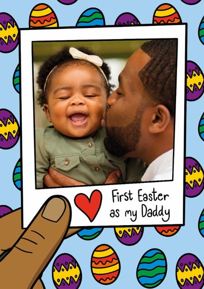 Cute Easter Card - For Daddy - First Easter As My Daddy created by TeePee Creations