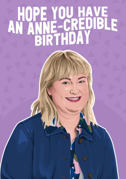 Punny Birthday Card - Amandaland - Anne created by Pink + Pip