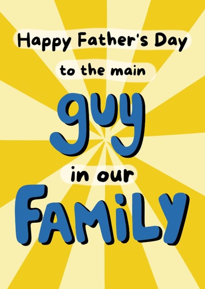 Funny Father's Day Card - Family Guy created by Gobbygifts