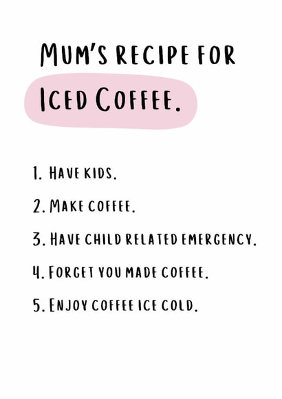 Funny Mother's day or Birthday Card for Mum created by Printo Saurus