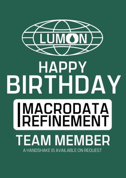 Funny Birthday Card - Severance - Macrodata Refinement created by Designs By Andy