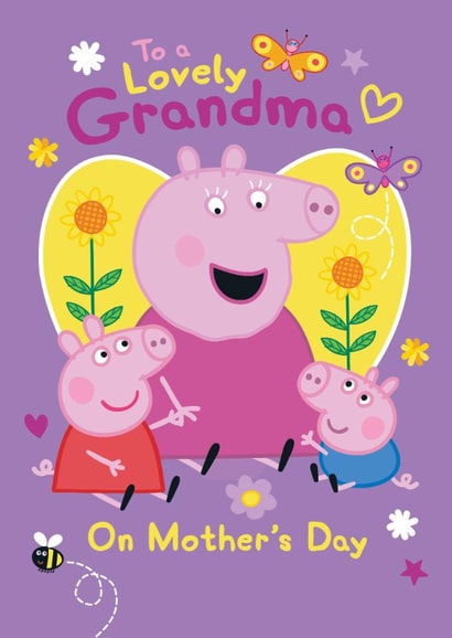 Peppa Pig Mother’s Day Card for Grandma – Cute & Colourful created by Danilo