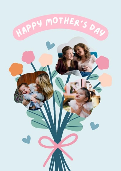 Pretty Mother's Day Card - Flower Bouquet created by @hollielonglanddesigns