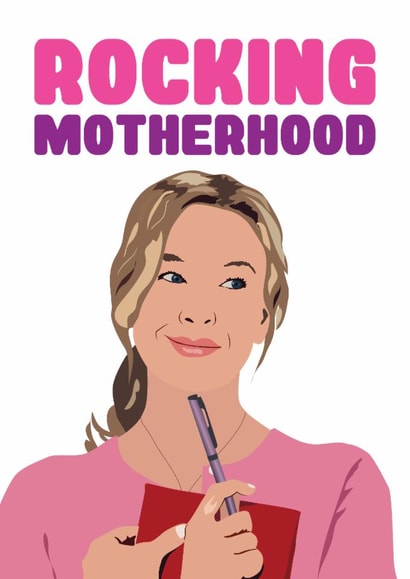 Cute Mother's Day Card - Bridget Jones - Rocking Motherhood created by Quinton cards