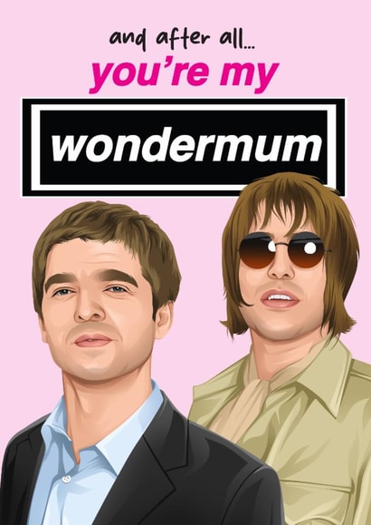 Funny Mother's Day Card - Oasis - Wondermum created by Artsy Gift Co