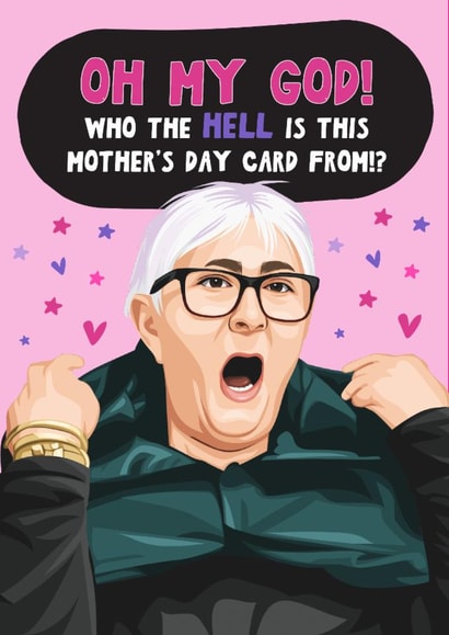Funny Mother's Day Card - Linda - The Traitors created by Artsy Gift Co