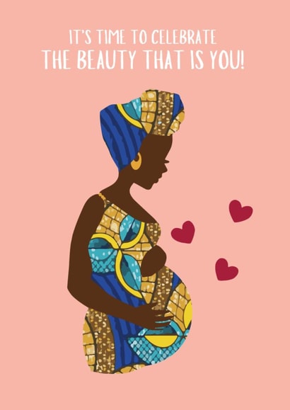 Cute Mother's Day Card - Mum To Be created by AfroTouch Design