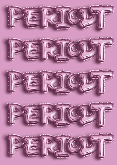 Cute Congratulations Card - balloons - PERIODT created by SAOB