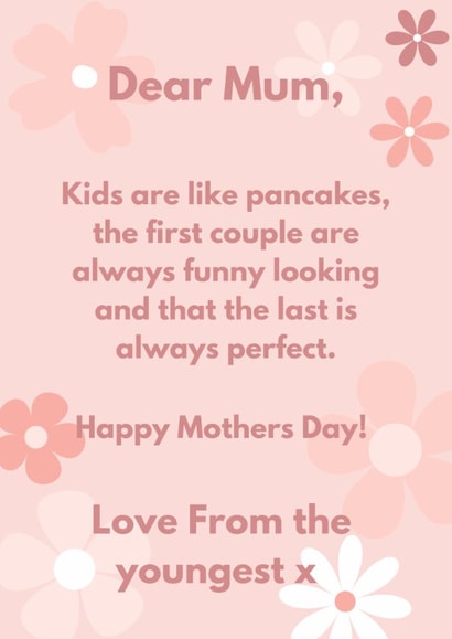 Mothers Day card from the youngest created by LizzyChloe