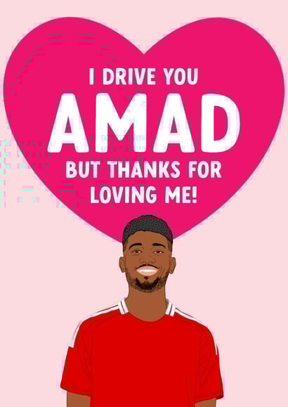 Funny Mother's Day Card - Amad Diallo - Pun created by The Cake Thief