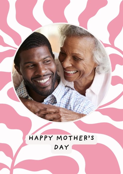 Modern Mother's Day Card - Wavy Leaves created by Spark and Wild