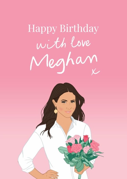 Fun Birthday Day - Meghan Markle - With Love, Meghan x created by The Cake Thief