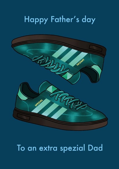 Fun Father's Day Card - Adidas Spezials created by Emelia Brooks