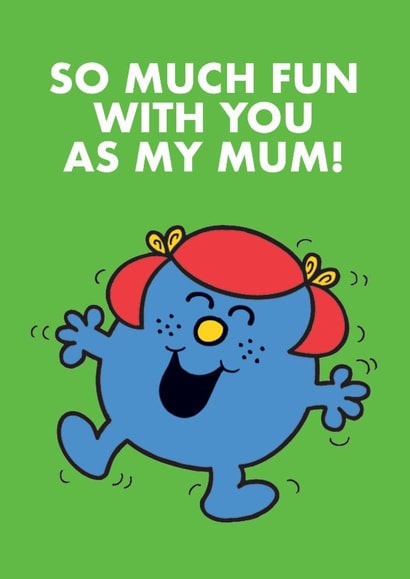 Cute Mother's Day Card - Mr. Men - Little Miss Giggles created by Mr. Men