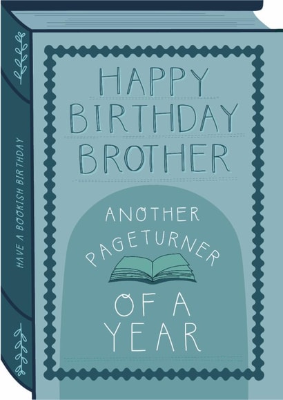 Fun Birthday Card - For Brother - Book created by Two For Joy Illustration