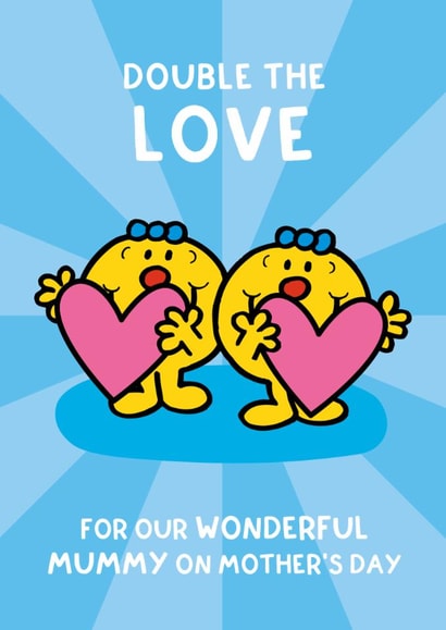 Cute Mother's Day Card - Mr. Men - From The Kids created by Mr. Men