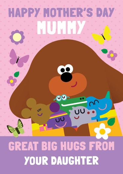 Hey Duggee Mother's Day Card from Daughter – Cute & Fun Design created by Danilo