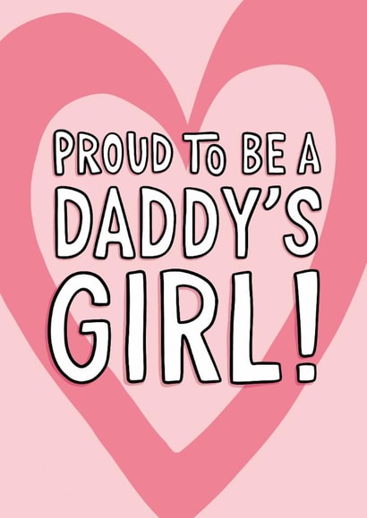 Cute Father’s Day Card - Daddy’s Girl created by TeePee Creations