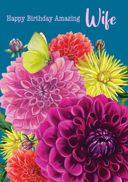 Classic Birthday Card - Amazing Wife created by Rocket68