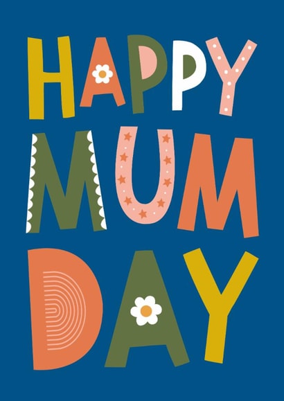 Classic Mother's Day Card - Happy Mum Day - Daisy created by Happy Street