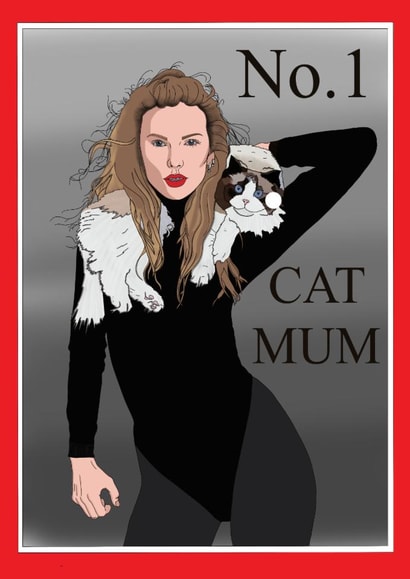 Perfect Mother’s Day Card for the Perfect Swiftie Cat Mum created by Made with Grace