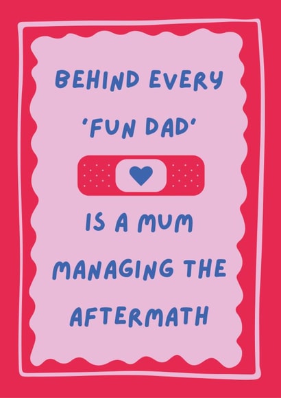 Funny Mother’s Day Card – Witty Mum Card for Wife, Mum or Stepmum from Kids/Dad created by Tickled Prints