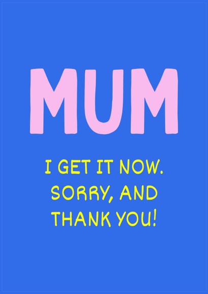 Funny Mother’s Day Card – Humorous & Witty Mum Card for Mum or Stepmum created by Tickled Prints