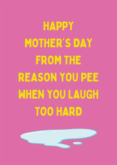 Funny Mother’s Day Card – Humorous & Relatable Mum Card for Mum or Stepmum. created by Tickled Prints