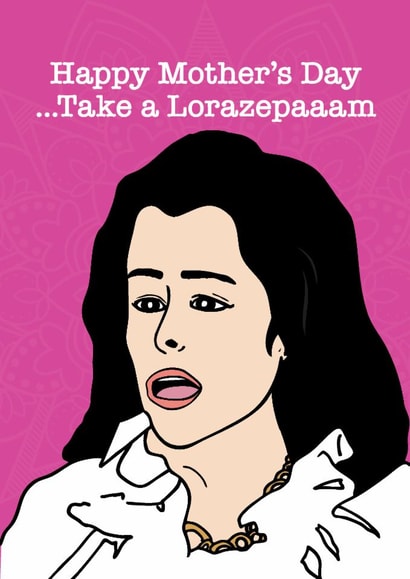 Funny Mother's Day card for fans of the White Lotus Season 3 and Parker Posey created by Josh Hayes
