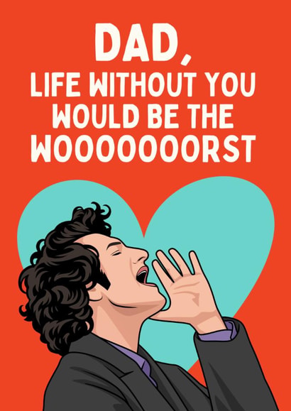 Funny Father's Day Card - Jean Ralphio - Parks and Recreation created by Sundiva Designs