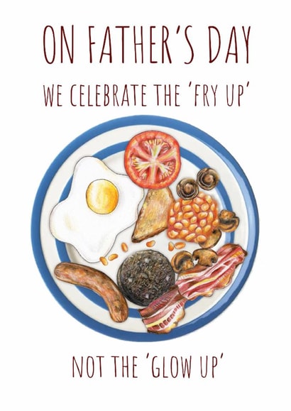 Fun Father's Day Card - Full English - Fry Up created by Lucy Hughes