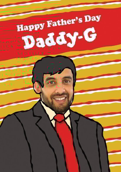 Daddy G Father's Day Photo Card - Parle G Biscuit Inspired created by The Playful Indian