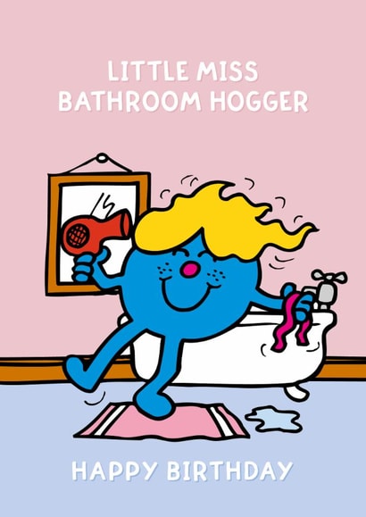 Funny Birthday Card - For Her - Mr. Men created by Mr. Men