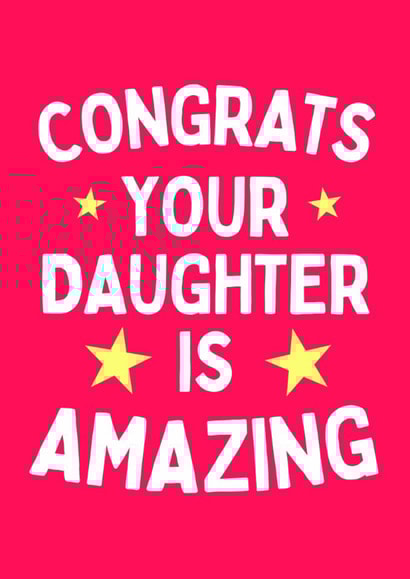 Funny Father's Day Card - From Daughter - Amazing created by Sundiva Designs