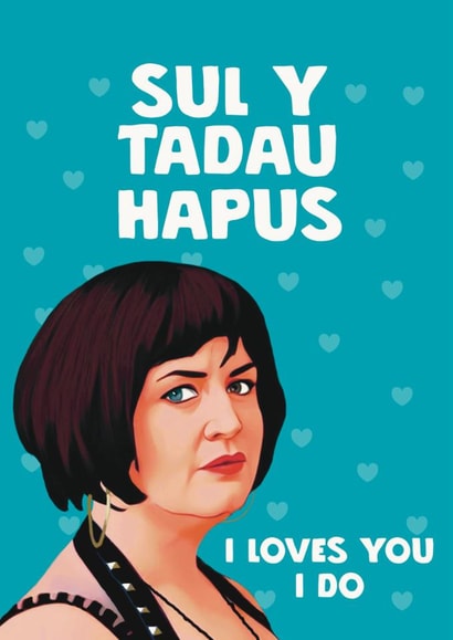 Fun Father’s Day Card - Nessa - Gavin and Stacey - Welsh created by Giddy Kipper