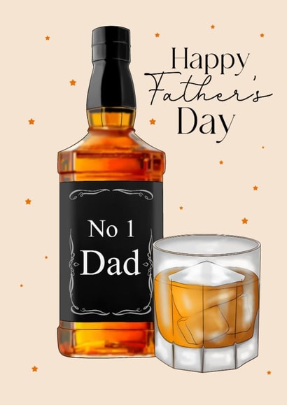 Classic Father's Day Card - Whiskey created by Dolly’s Originals