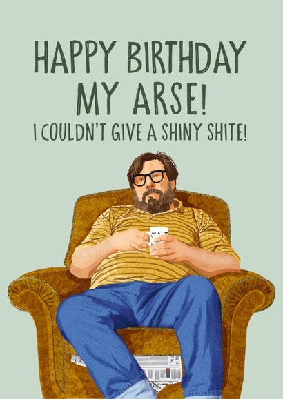 Funny Birthday Card - Jim Royle - The Royle Family created by Atwood & Atwood