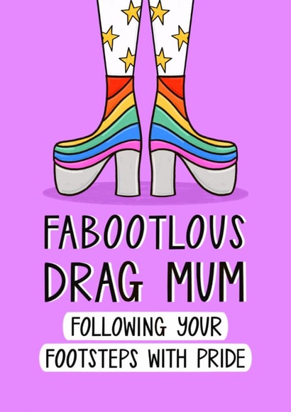 Heartfelt Mother's Day Card - Drag Mother - LGBTQ+ created by Muses & May