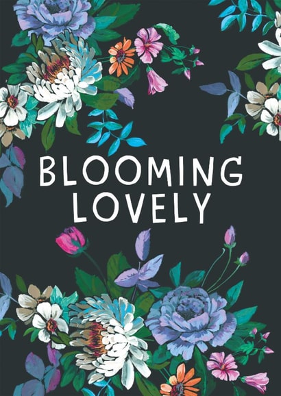 Pretty Love & Friendship/Just Because Card - For Her - Flowers created by Holly Fox