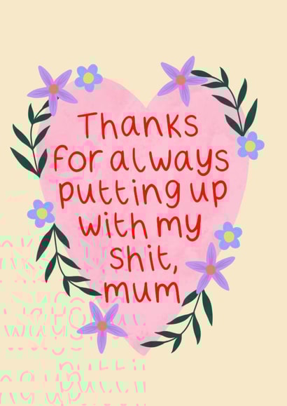 Cute floral heart for a lovely mum on Mother’s Day. created by Chloe Cooper