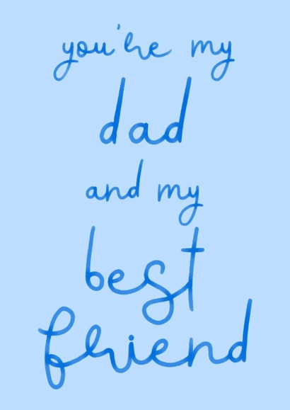 Classic Father's Day Card - Best Friend created by OhJaye