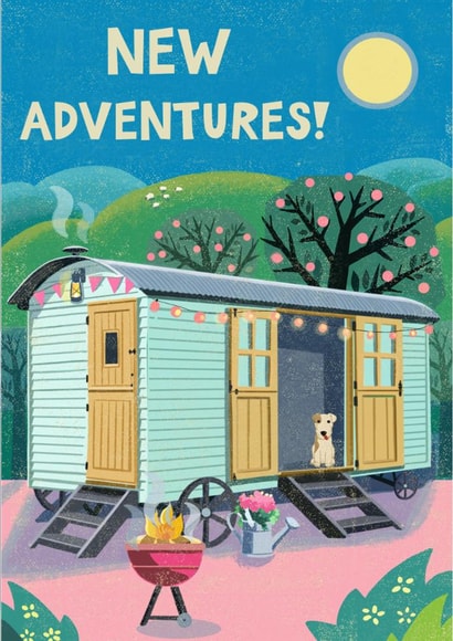 Classic Leaving Card - New Adventures created by Rocket68