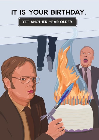 Funny Birthday Card - The Office created by Helen Rodgers